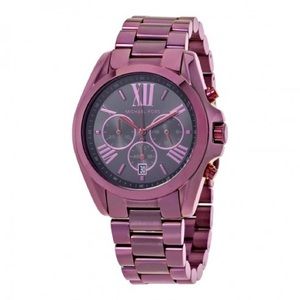 Michael Kors Bradshaw Plum Chronograph Watch